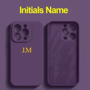 Custom Initials Name Case For Iphone 13 12 11 14 15 Pro Max Personalised Girls Soft Liquid Silicone Gifts DIY Letters Cover 15 - Image 2