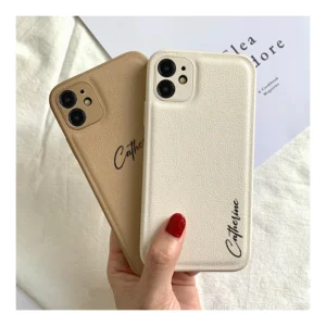 16 Pro Max Custom Name Phone Case For iPhone 11 12 13 14 15 Pro Max Luxury Korea Leather Personalised Cover 11 13 14 15 Pro Max - Image 4