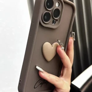 14 15 16 Pro Max DIY Name Case Personalised Customized Luxury Silicone Candy Love Heart Cover For iPhone 11 12 13 14 15 Pro Max - Image 3