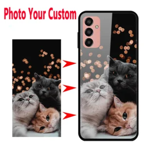 Customized DIY Tempered Glass Cases For Samsung A34 A54 5G A14 A24 4G A04 A04e S23 Ultra Plus S10 S10E Note 10 Lite A70 A50 A30S - Image 2