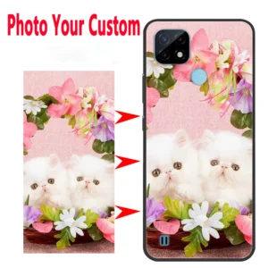 DIY Customized Silicone Case For Realme C21 C21Y C25 C25s C30 Narzo 30 5G 30A Case For Realme C15 C11 2021 2020 GT NEO C30 Q3S T - Image 2