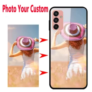 Customized DIY Tempered Glass Cases For Samsung A34 A54 5G A14 A24 4G A04 A04e S23 Ultra Plus S10 S10E Note 10 Lite A70 A50 A30S - Image 1